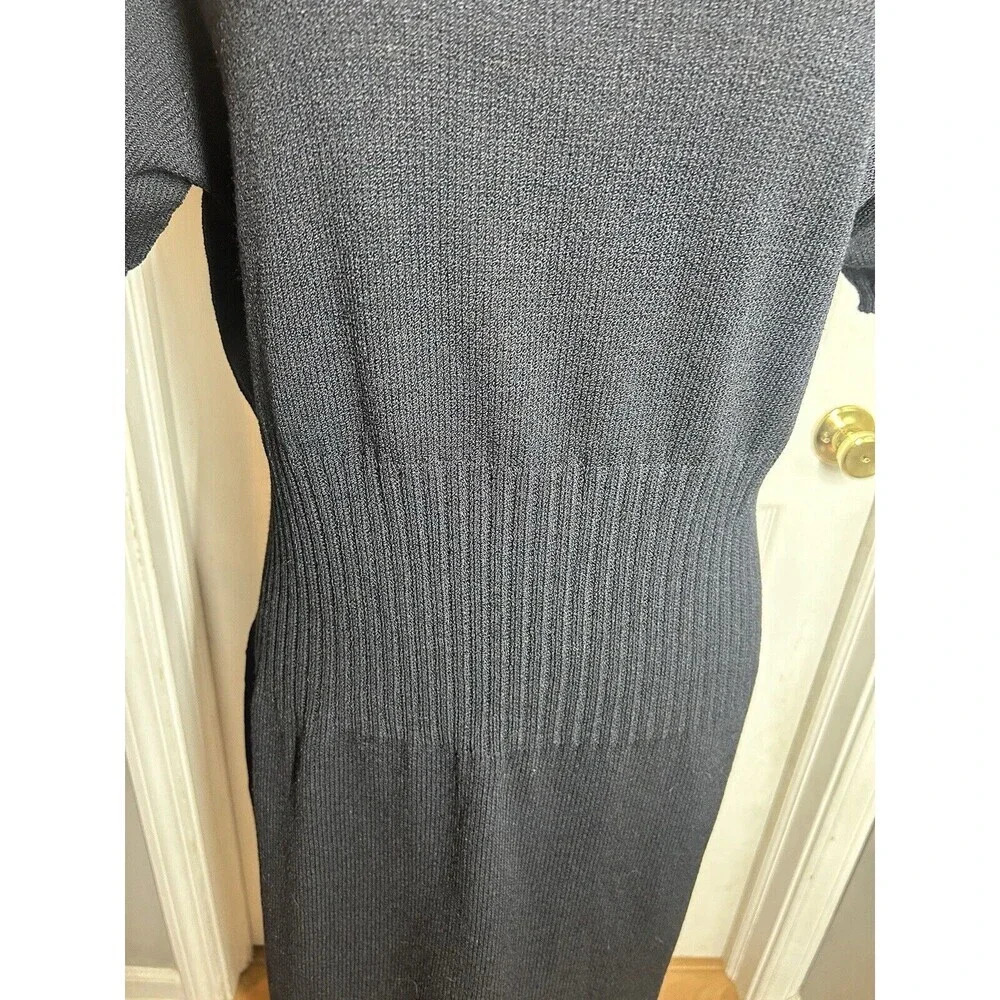 St John Sport Women’s Size Large Dress Santana Knit Wool Blend - Picture 4 of 12